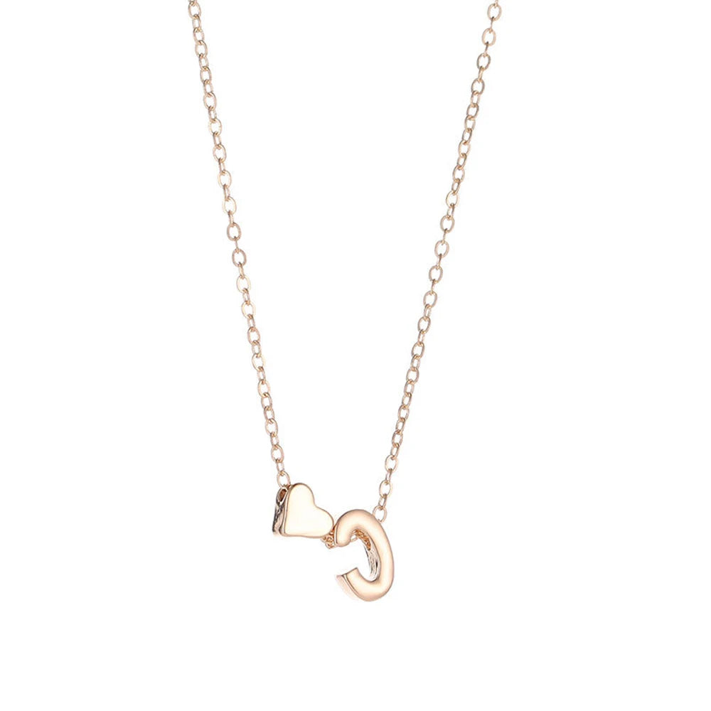 Tiny Heart Initial Necklace:
- Material: Metal (Gold/Silver)
- Style: Dainty
- Type: Choker
- For: Women
- Occasion:Gift