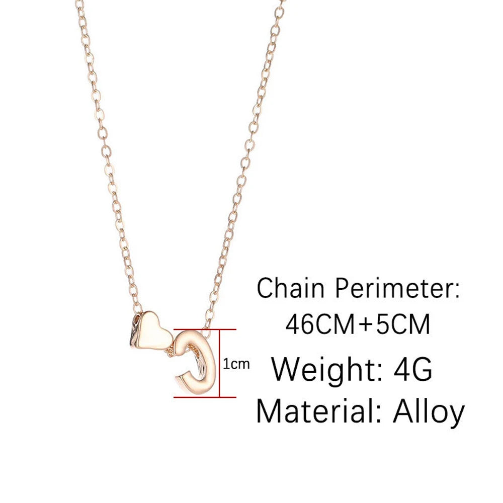 Tiny Heart Initial Necklace:
- Material: Metal (Gold/Silver)
- Style: Dainty
- Type: Choker
- For: Women
- Occasion:Gift