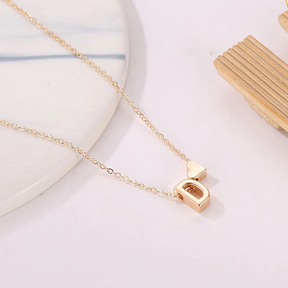 Tiny Heart Initial Necklace:
- Material: Metal (Gold/Silver)
- Style: Dainty
- Type: Choker
- For: Women
- Occasion:Gift