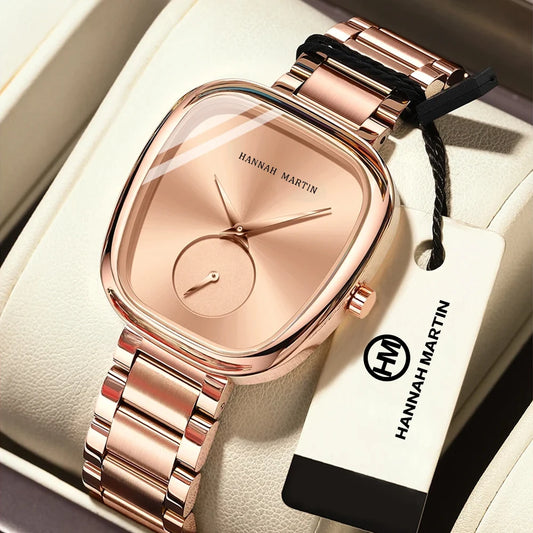 Elegant Rose Gold Quartz Watch