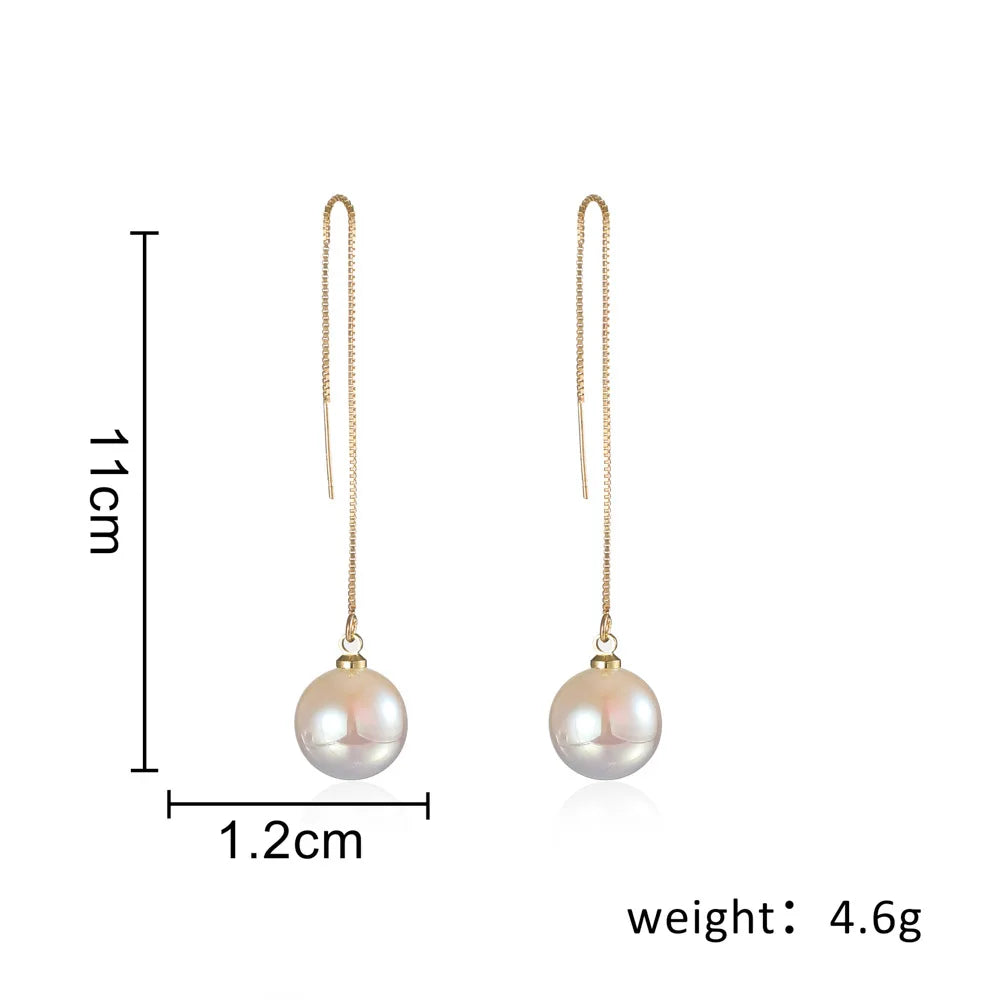 Simulation Pearl Long Earrings:
- Style: 2022 New Trend
- Design: Flower Rhinestone
- Type: Wedding Pendant Earrings