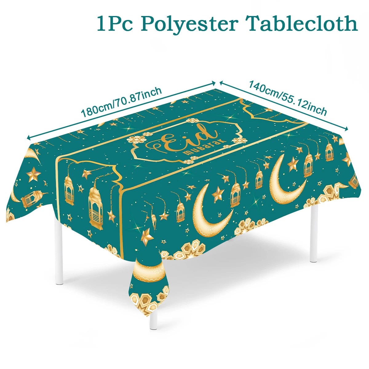 Eid Mubarak Table Runner Ramadan Elegant Ramadan & Eid Decoration