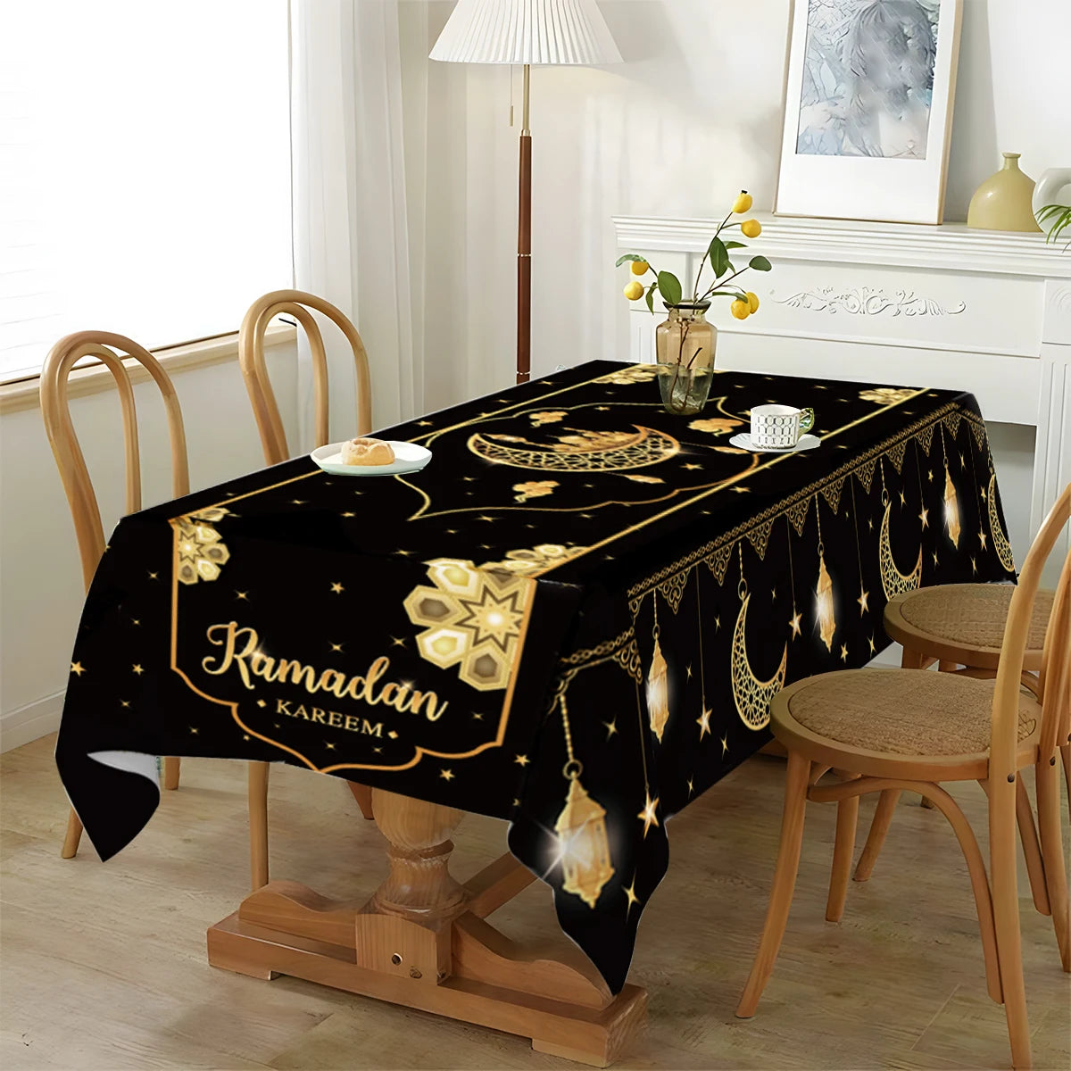 Eid Mubarak Table Runner Ramadan Elegant Ramadan & Eid Decoration