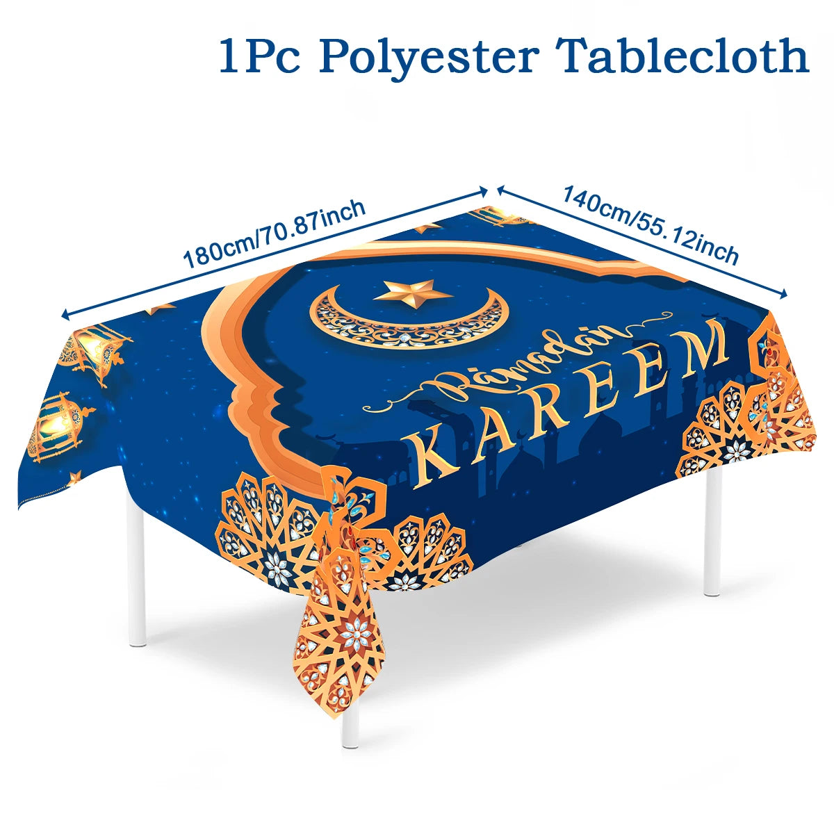 Eid Mubarak Table Runner Ramadan Elegant Ramadan & Eid Decoration