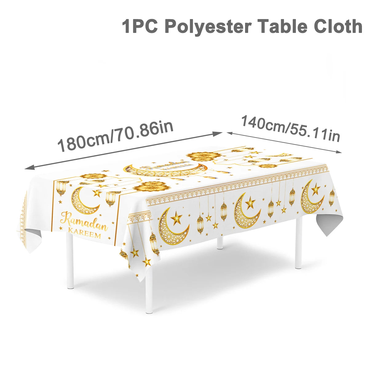 Eid Mubarak Table Runner Ramadan Elegant Ramadan & Eid Decoration