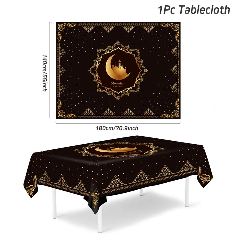 Eid Mubarak Table Runner Ramadan Elegant Ramadan & Eid Decoration