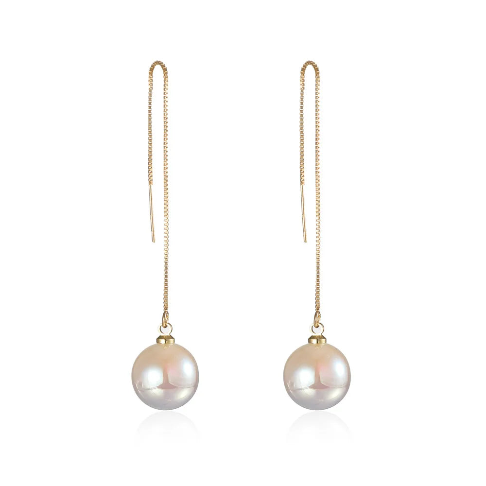 Simulation Pearl Long Earrings:
- Style: 2022 New Trend
- Design: Flower Rhinestone
- Type: Wedding Pendant Earrings