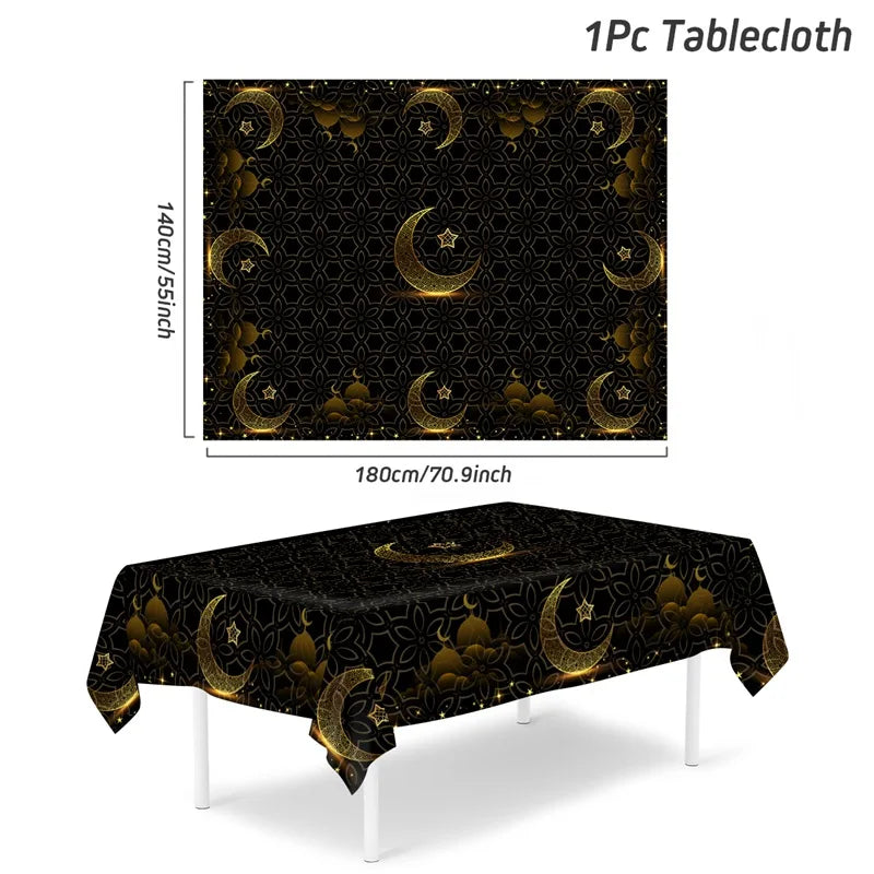 Eid Mubarak Table Runner Ramadan Elegant Ramadan & Eid Decoration